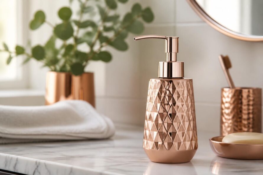 Rosegold Seifenspender